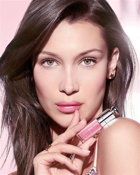 dior bella hadid lip gloss|Dior addict lip glow oil.